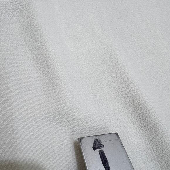 White House Black Market Sheer Chiffon Eyelet Lace Yoke Blouse/Tie Sleeves Sz 10 - Picture 9 of 14